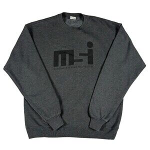 MSI Museum of Science and Industry Chicago Sweatshirt Mens M Gray Crewneck